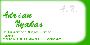adrian nyakas business card